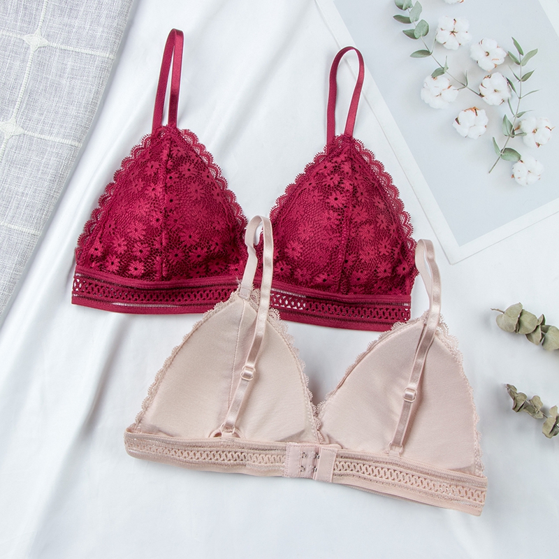 Sexy Floral Lace Bra Top For W - Full Coverage Bra recension och pris