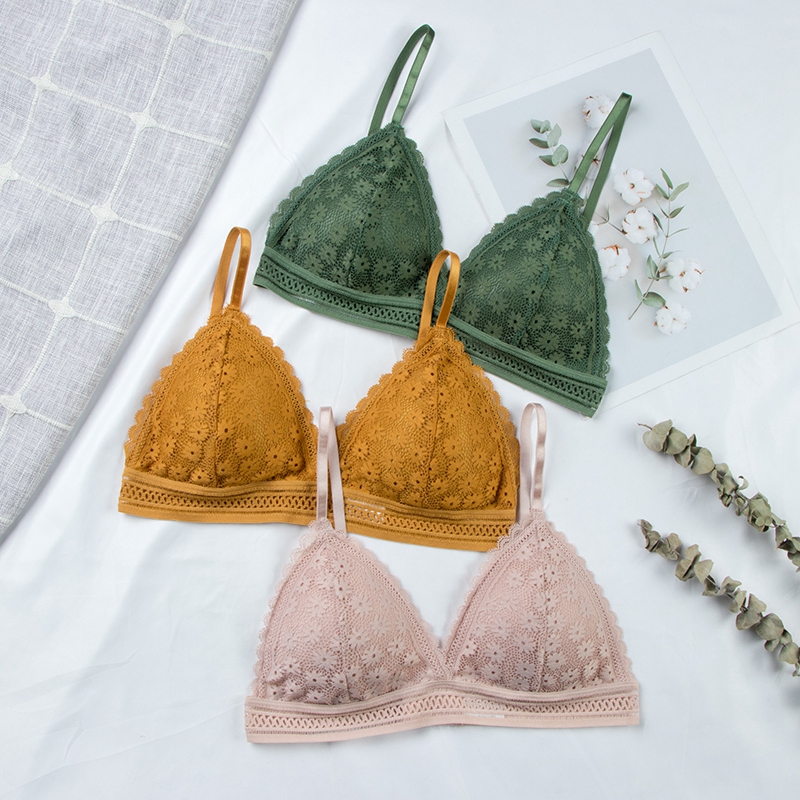 Sexy Floral Lace Bra Top For W - Full Coverage Bra recension och pris